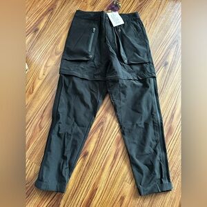 Men's Black catsstac convertable techwear